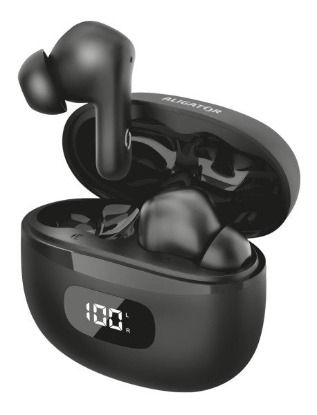 Sluchátka ALIGATOR PODS ANC TWS08, černá - obrázek č. 1