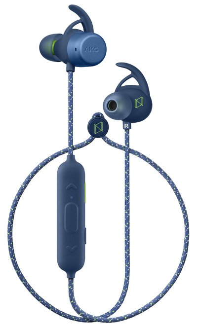 AKG N200A Bezdrátové sluchátka, modré - obrázek produktu