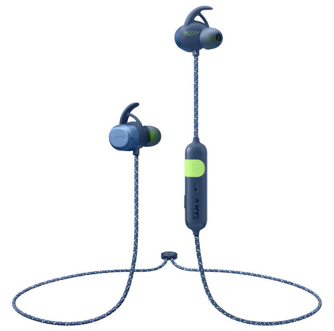 AKG N200A Bezdrátové sluchátka, modré - obrázek č. 1