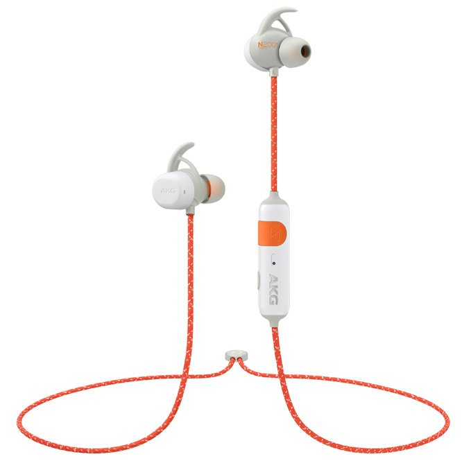 AKG N200A Bezdrátové sluchátka, oranžové - obrázek č. 1
