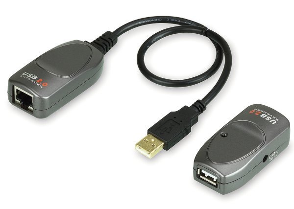 ATEN USB 2.0 extender po Cat5/ Cat5e/ Cat6 do 60m - obrázek produktu