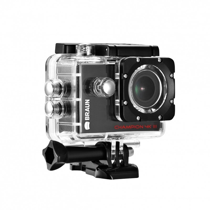Braun CHAMPION 4K III sportovní minikamera (4k/ 30fps, 16MP, WiFi, pouzdro do 30m) - obrázek č. 1