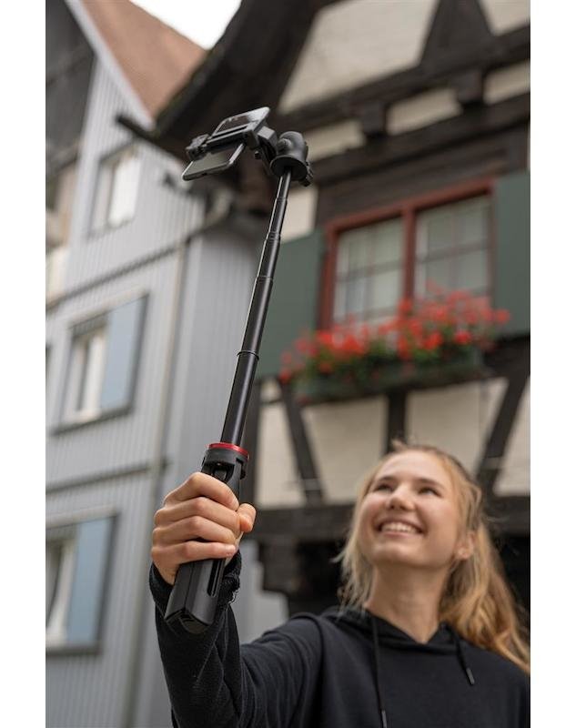 Doerr GIPSY Selfie ministativ (21,5-68 cm, 300 g, max.2kg, kul.hlava, 5 sekcí, černý) - obrázek č. 4