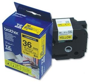 TZE-661,  žlutá/ černá, 36mm - obrázek produktu