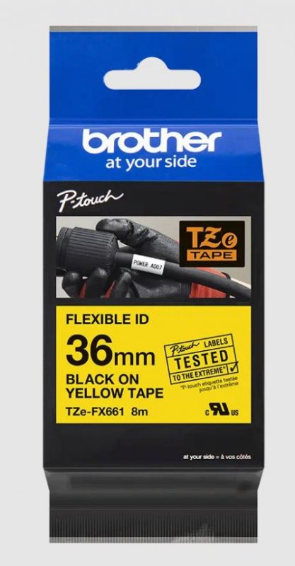TZE-FX661, žlutá /  černá, 36mm - obrázek č. 2