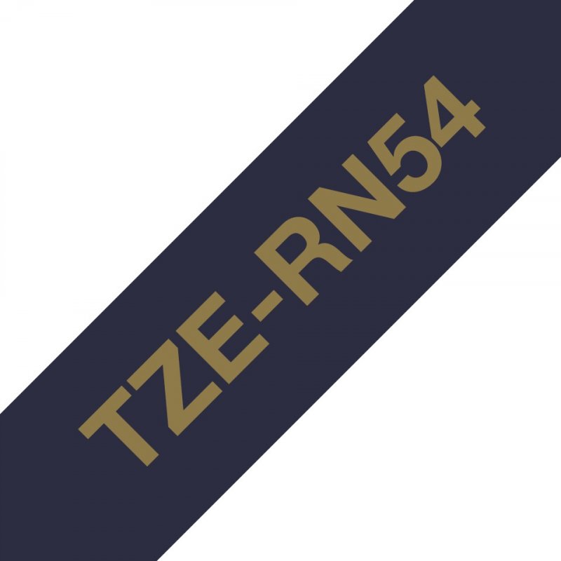 Brother TZE-RN54, zlatá na námoř.modré, 24 mm, textilní páska - obrázek produktu