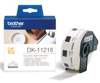 DK-11218 (papírové /  kulaté, průměr 24 mm -1000ks) - obrázek produktu