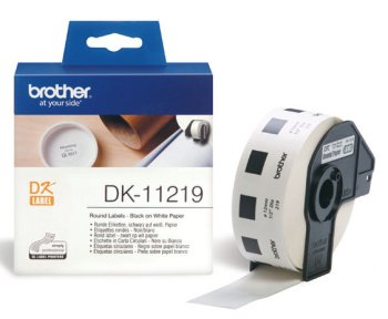 DK-11219 (papírové /  kulaté, průměr 12 mm -1200ks) - obrázek produktu