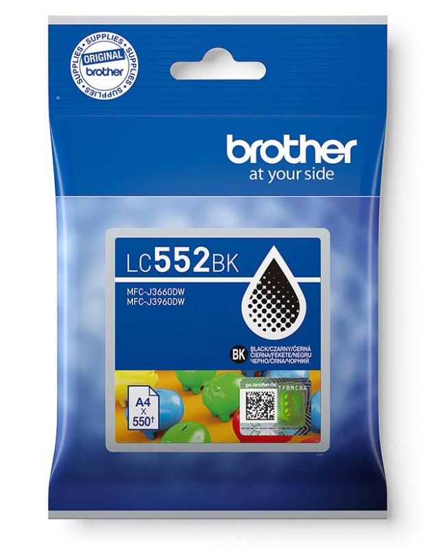 Brother LC-552BK - inkoust černý - obrázek produktu