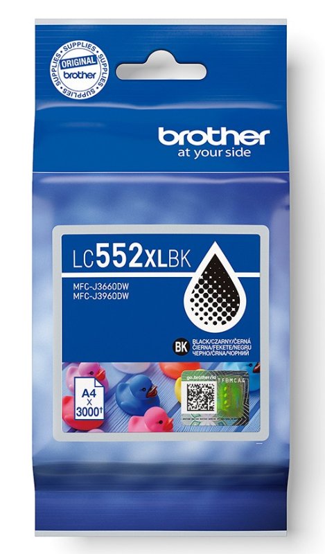 Brother LC-552XLBK - inkoust černý XL - obrázek produktu