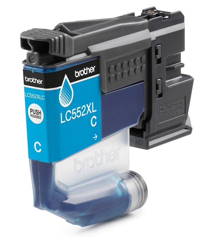 Brother LC-552XLC - inkoust azurový XL - obrázek č. 1