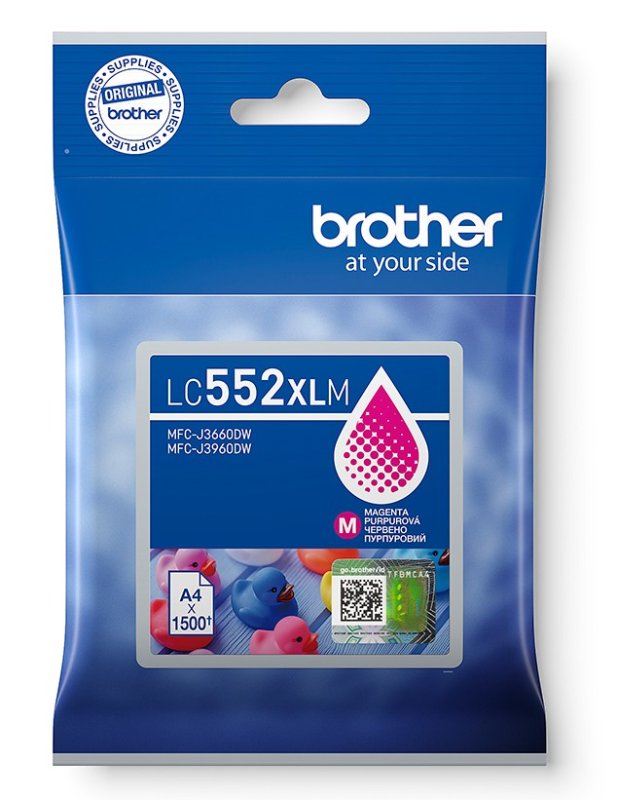Brother LC-552XLM - inkoust purpurový XL - obrázek produktu