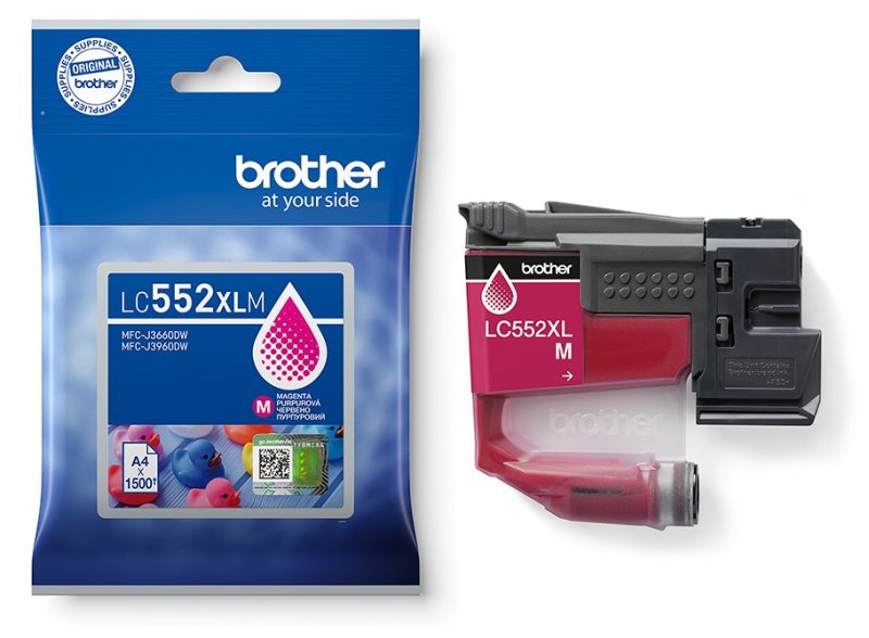 Brother LC-552XLM - inkoust purpurový XL - obrázek č. 1