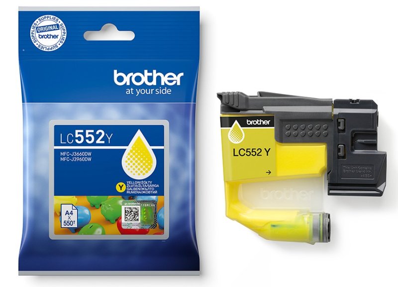 Brother LC-552Y - inkoust žlutý - obrázek č. 2