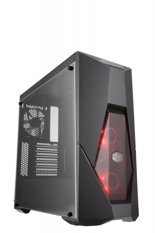 case Cooler Master MasterBox K500L ,herní ATX, 2x červené LED ventilátory, 2x USB3.0, bez zdroje - obrázek č. 4