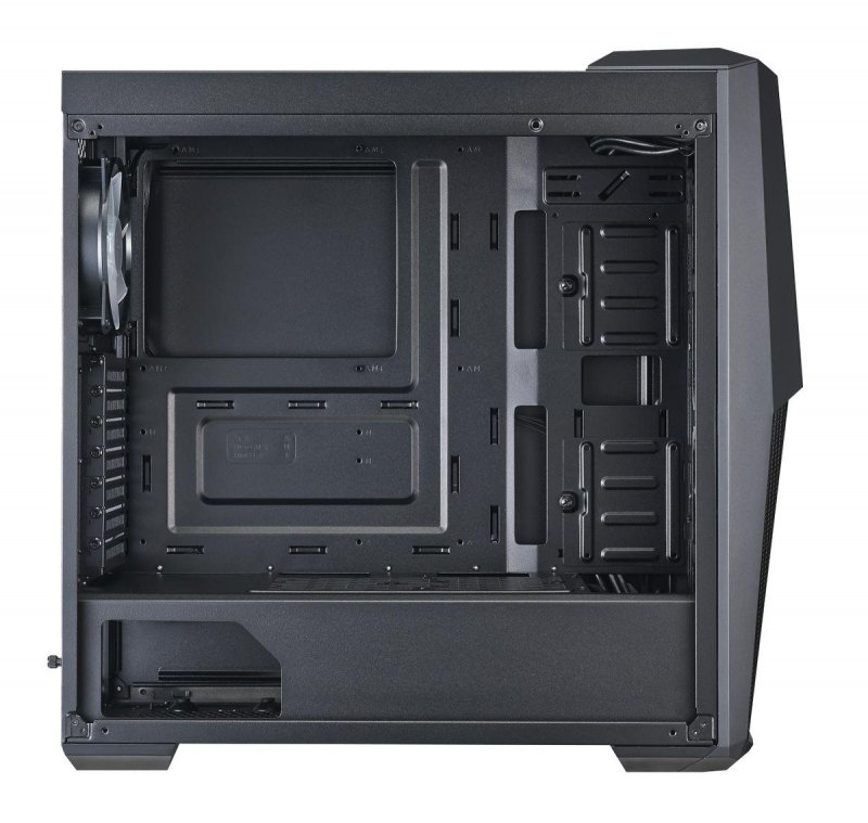 case Cooler Master MasterBox MB500 TUF Edition, ATX, Micro-ATX, Mini-ITX, 2x USB3.0, bez zdroje, čer - obrázek č. 2
