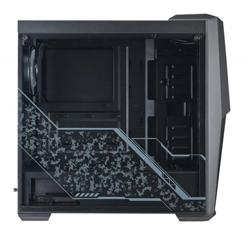 case Cooler Master MasterBox MB500 TUF Edition, ATX, Micro-ATX, Mini-ITX, 2x USB3.0, bez zdroje, čer - obrázek č. 1