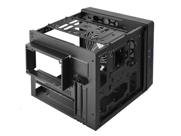 case Cooler Master mini ITX Elite 110, black, mini ITX, bez zdroje - obrázek č. 2