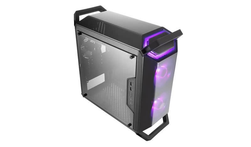 case Cooler Master MasterBox Q300P, Micro-ATX, Mini-ITX, USB3.0, bez zdroje, černý - obrázek č. 1
