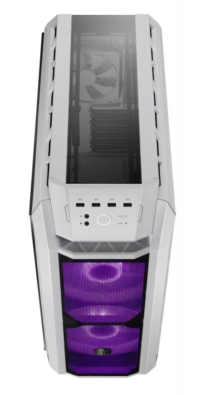 case Cooler Master MasterCase H500P Mesh White, ATX, bílá, USB3.0, bez zdroje - obrázek č. 3