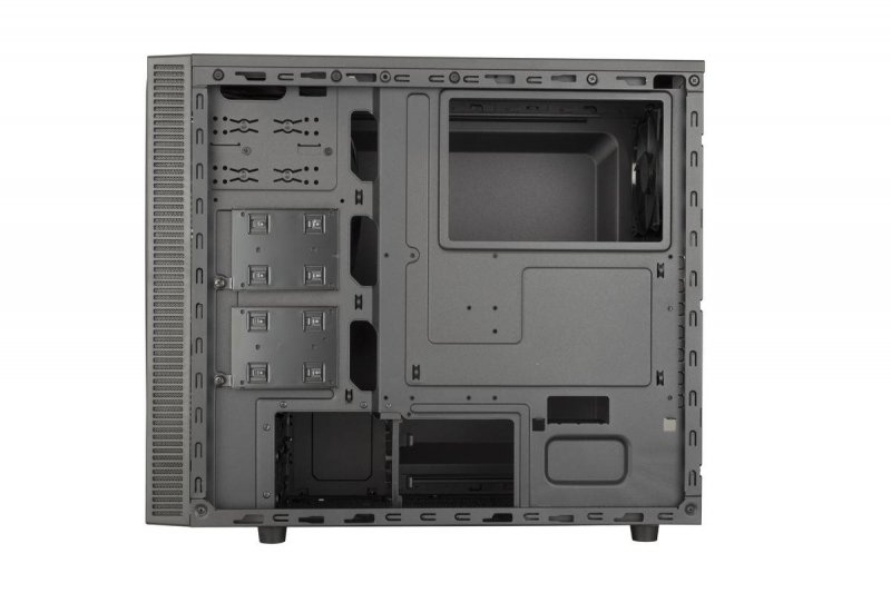 case Cooler Master MasterBox E500L, ATX, stříbrný rámeček, 2x USB 3.0, bez zdroje - obrázek č. 4