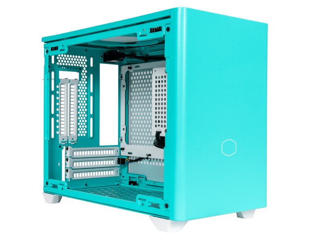 COOLER MASTER PC skřín MASTERBOX NR200P CARIBBEAN BLUE, MINI ITX, WINDOW, LIMITED EDITION - obrázek produktu