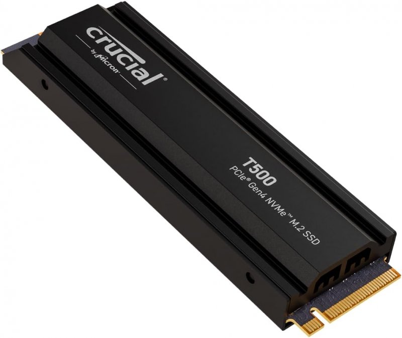 Crucial T500/ 1TB/ SSD/ M.2 NVMe/ Černá/ 5R - obrázek produktu
