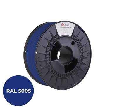 Tisková struna (filament) C-TECH PREMIUM LINE, ABS, signální modrá, RAL5005, 1,75mm, 1kg - obrázek produktu