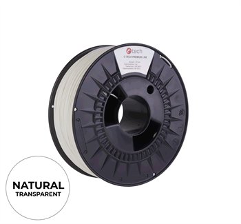 Filament C-TECH PREMIUM LINE, TPU 90A, flexibilní, natural, 1,75mm, 1kg - obrázek produktu