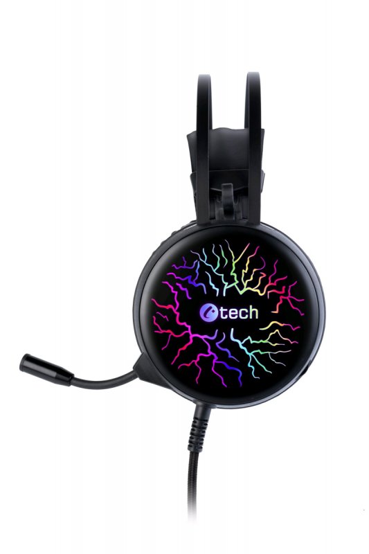 Herní sluchátka C-TECH Astro (GHS-16), casual gaming, LED, 7 barev podsvícení - obrázek č. 1