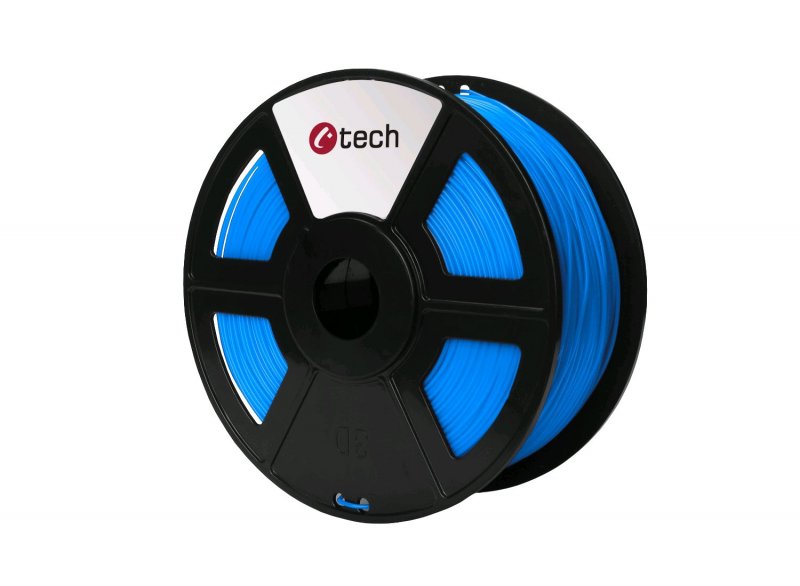 Tisková struna (filament) C-TECH, PLA, 1,75mm, 1kg, modrá - obrázek produktu