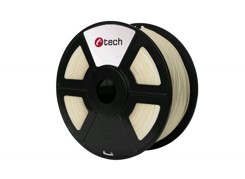 Tisková struna (filament) C-TECH, PLA, 1,75mm, 1kg, transparentní - obrázek produktu