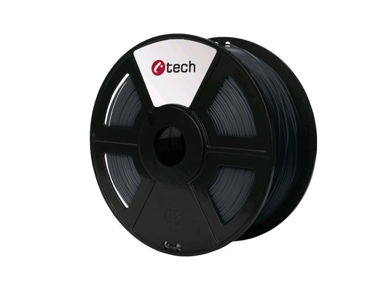 PETG filament šedá C-TECH, 1,75mm, 1kg - obrázek produktu
