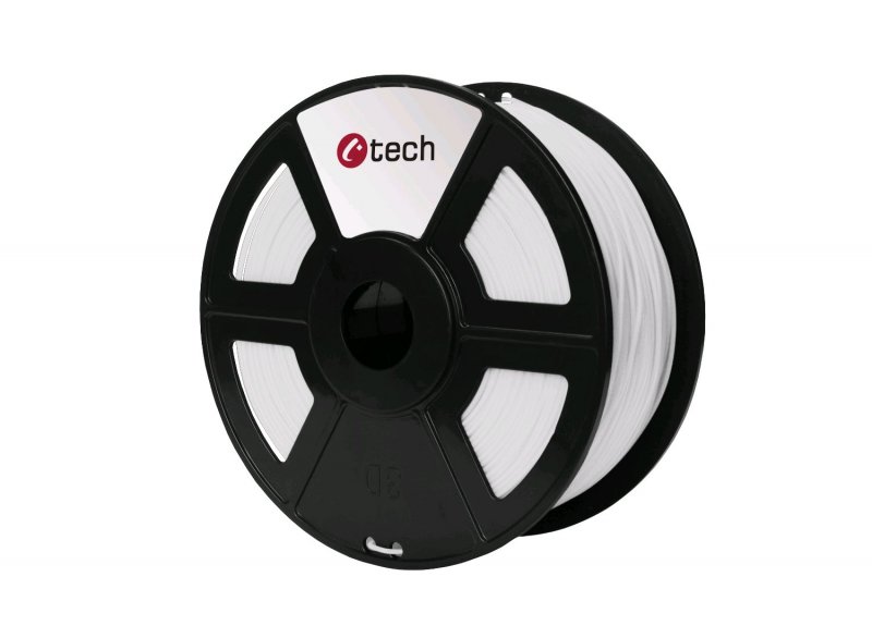 PETG filament bílá C-TECH, 1,75mm, 1kg - obrázek produktu