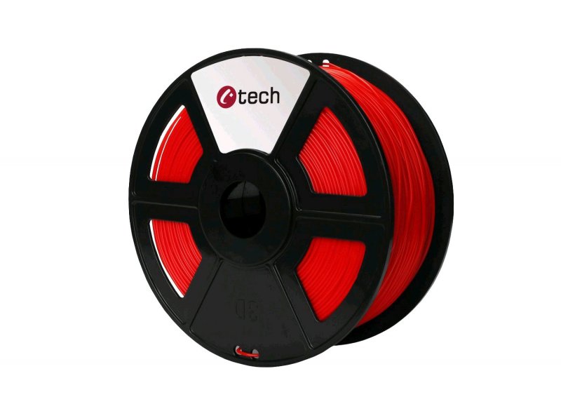 HIPS RED červená C-TECH, 1,75mm, 1kg - obrázek produktu