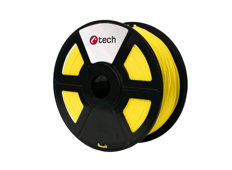 HIPS YELLOW žlutá C-TECH, 1,75mm, 1kg - obrázek produktu
