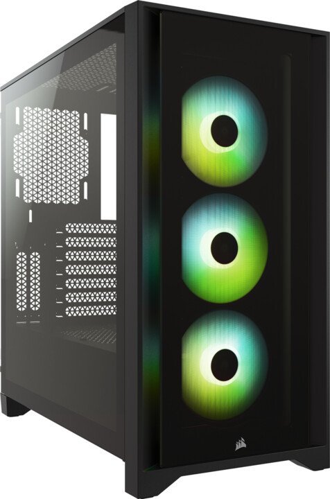 CORSAIR iCUE 4000X RGB TG mid-tower, černá - obrázek produktu