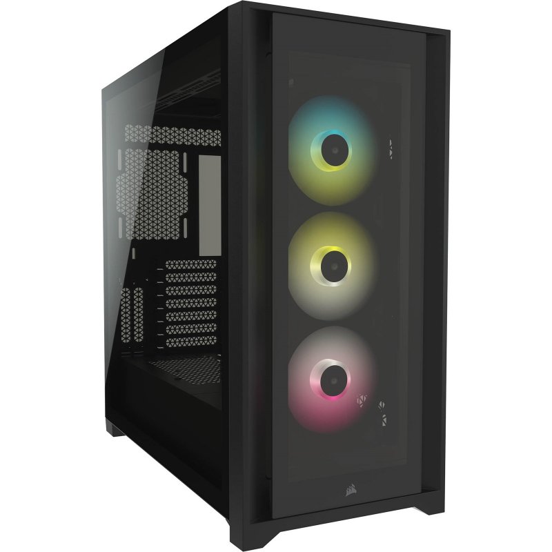 CORSAIR iCUE 5000X RGB TG mid-tower, černá - obrázek produktu