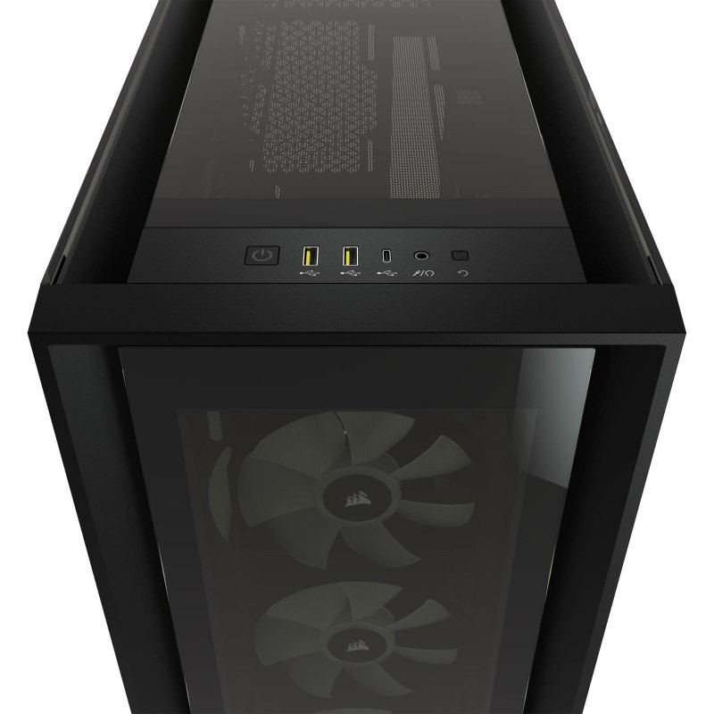 CORSAIR iCUE 5000X RGB TG mid-tower, černá - obrázek č. 5