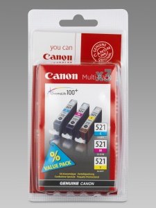 Canon pack CLI-521 C/ M/ Y - obrázek produktu