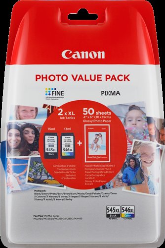 Canon PG-545 XL/ CL-546 XL + 50x GP-501 - obrázek produktu
