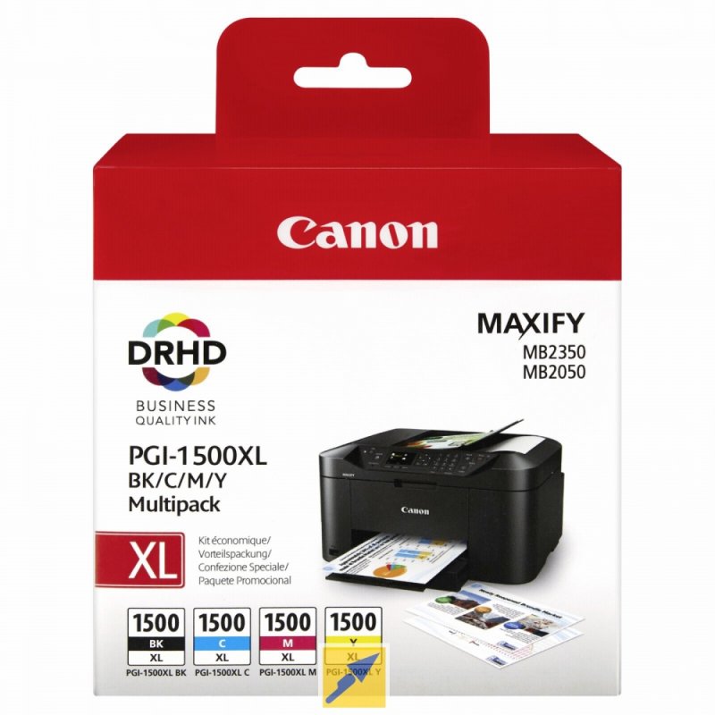 Canon PGI-1500XL BK/ C/ M/ Y Multi pack - obrázek produktu