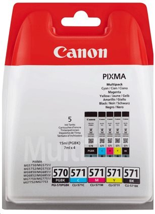 Canon PGI-570/ CLI + 571 PGBK/ C/ M/ Y/ BK Multi pack - obrázek produktu