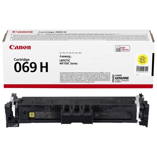 Canon Cartridge 069 H Y CP, White box - obrázek produktu