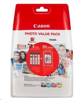 Canon CLI-581XL BK/ C/ M/ Y PHOTO VALUE - obrázek produktu