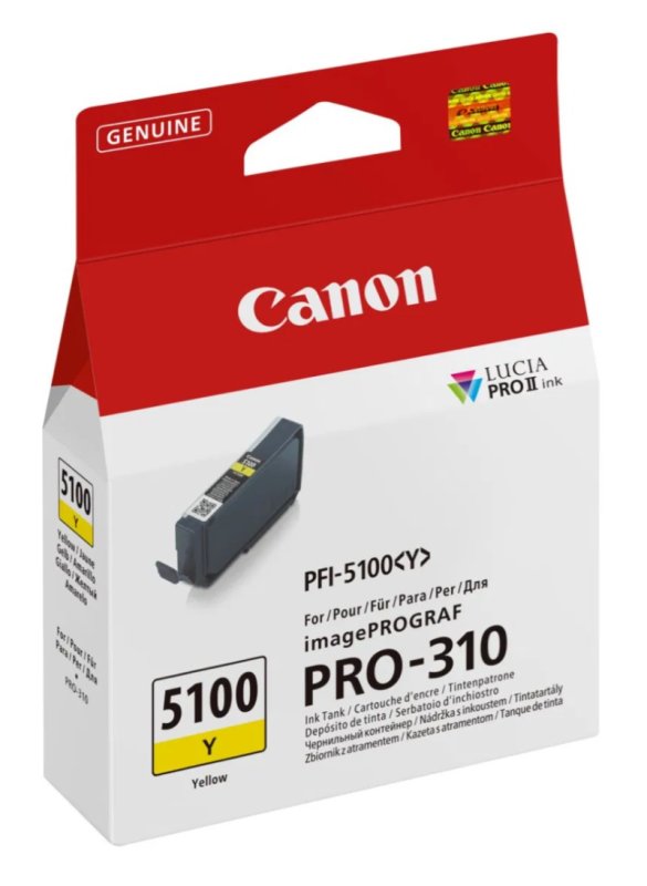 Canon INK PFI-5100 Y - obrázek produktu