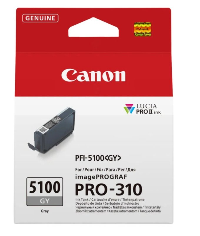 Canon INK PFI-5100 GY - obrázek č. 1