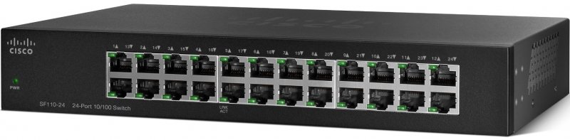 Cisco SF110-24-EU, 24x10/ 100 Desktop Switch - obrázek produktu