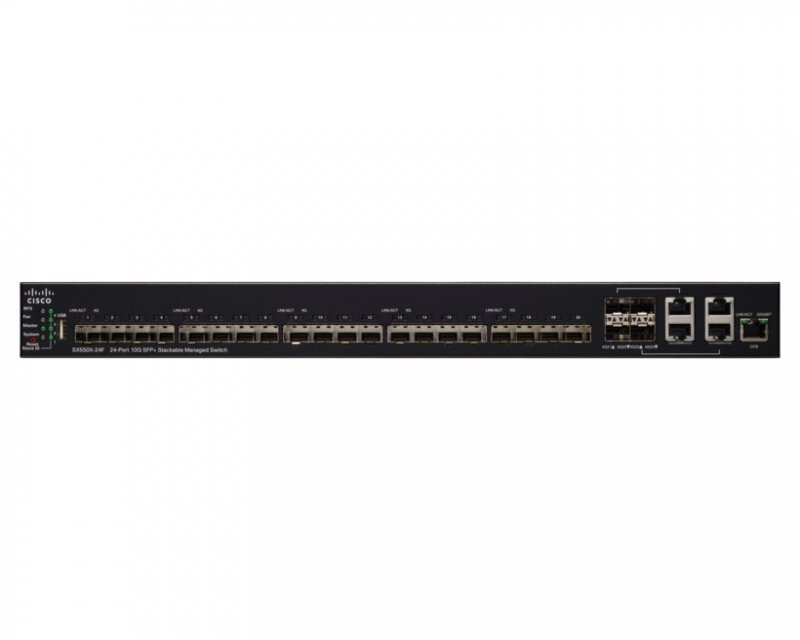 Cisco SX550X-24F 20x10 GE SFP+4x10 GE combo - obrázek č. 1
