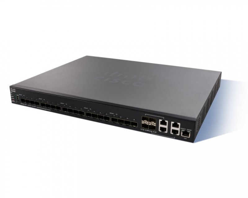 Cisco SX550X-24F 20x10 GE SFP+4x10 GE combo - obrázek produktu